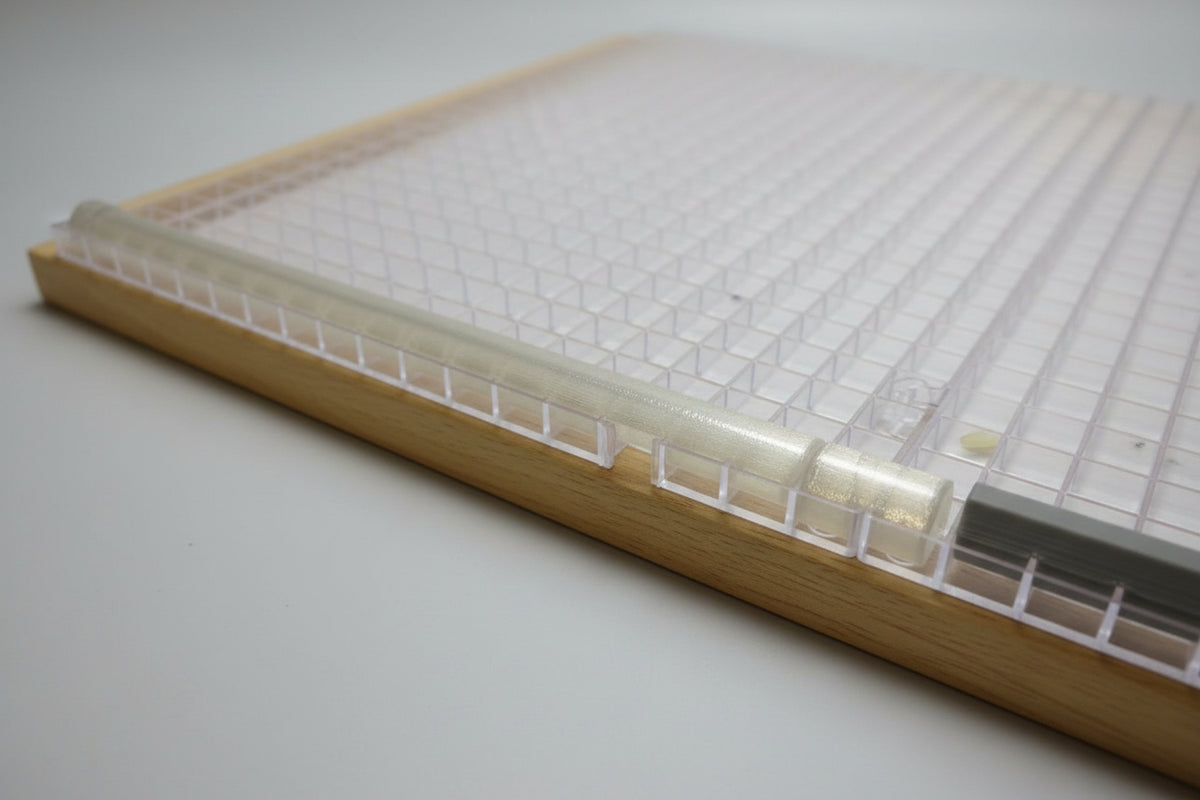 Stained Glass Waffle Grid Boarder (Physical Product)