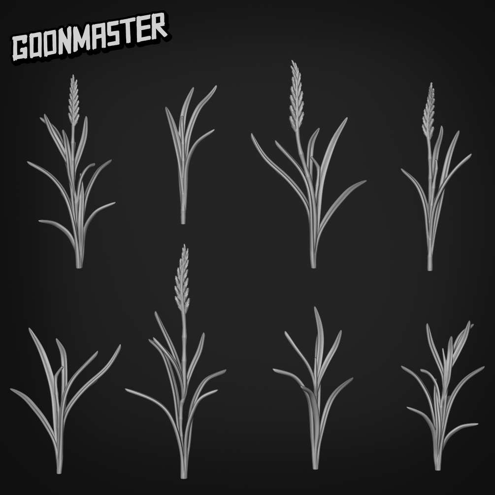 Thin Grass Stalks Basing Bits