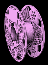 Empty Solid Filament Spool